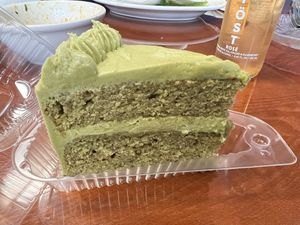 Green Tea Cake  at Manna Kitchen in Lisle
