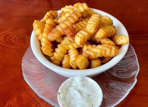 Marasala Fries  at Manna Kitchen in Lisle