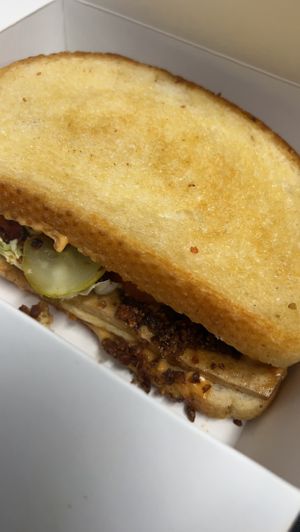 The Manna Club Sandwich  at Manna Kitchen in Lisle