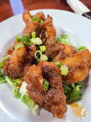 Cauliflower sweet chili at Manna Kitchen in Lisle