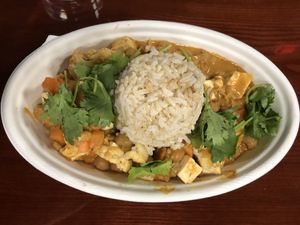 Chana Masala Tofu Bowl at Manna Kitchen in Lisle