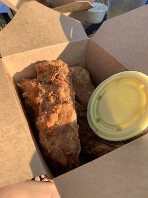 Deep fried Chik-N at Manna Kitchen in Lisle