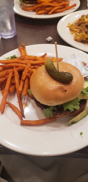 Black bean burger at Busboys and Poets - Mount Vernon Triangle in Washington