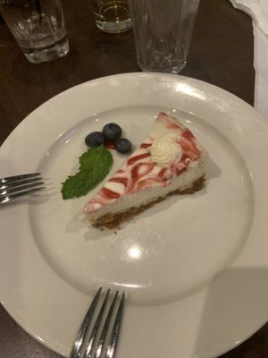 Vegan cheesecake  at Busboys and Poets - Mount Vernon Triangle in Washington
