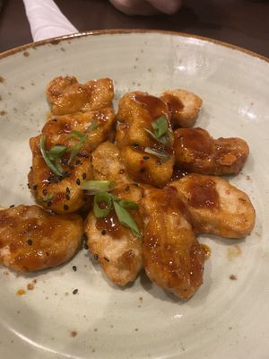 Korean bbq chick’n bites at Busboys and Poets - Mount Vernon Triangle in Washington