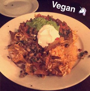 vegan nachos at Busboys and Poets - Mount Vernon Triangle in Washington