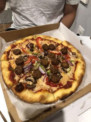 The Vegan Pizza at Busboys and Poets - Mount Vernon Triangle in Washington
