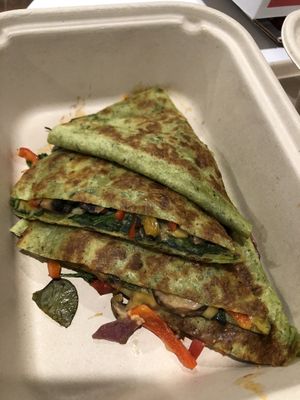 Vegan quesadilla  at Busboys and Poets - Mount Vernon Triangle in Washington