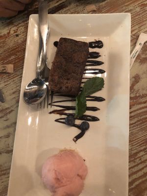 Vegan brownie at Busboys and Poets - Mount Vernon Triangle in Washington