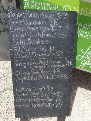 Blackboard Menu at Plant Lyfe in Saint Peter