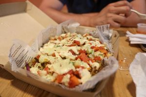 loaded fries at Plant Lyfe in Saint Peter
