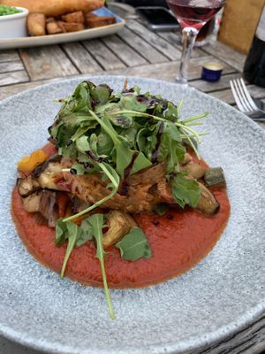 Sweet potato roulade (vg) at The Tavern on the Bay in Red Wharf Bay