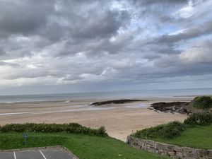 View from our table  at The Tavern on the Bay in Red Wharf Bay