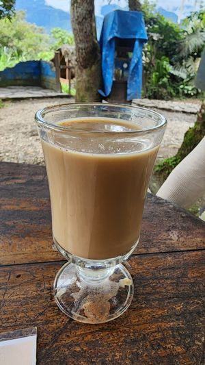 cappuccino at Villa Bonita in Coroico