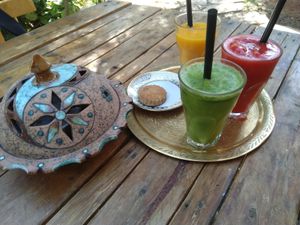 Juice time at Kawon once upon a time in Madaba