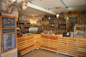 coffee bar at Kawon once upon a time in Madaba