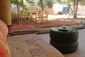 garden at Kawon once upon a time in Madaba