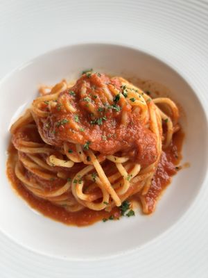 I got a very basic pasta since it was a vegan option.   at Quiora in Honolulu