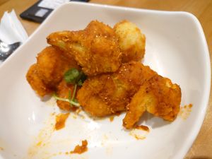 Cauliflower wings (half portion, forgot to take a pic first) at Uncle Q in Taipei