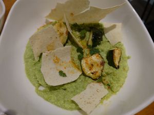 Edamame dip at Uncle Q in Taipei