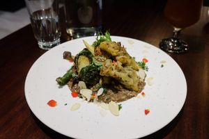 Mushroom risotto at Uncle Q in Taipei