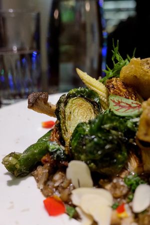 Mushroom risotto at Uncle Q in Taipei