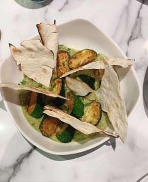 We asked them to put only half of the usage of garlic and the restaurant was very accompanying. It was really good  at Uncle Q in Taipei