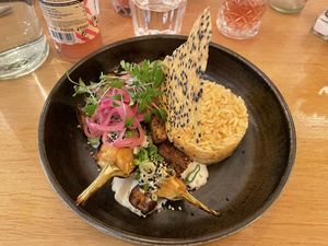 Aubergines rôties au miso  at the friendly kitchen in Paris