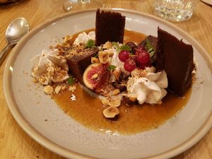 Fondant au chocolat at the friendly kitchen in Paris