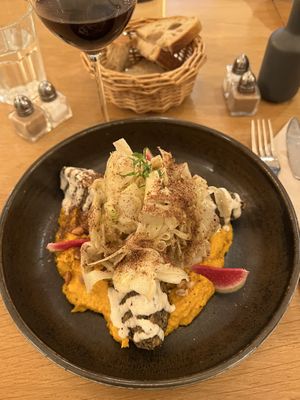 Keftas de lentilles au "sept-épices"   at the friendly kitchen in Paris