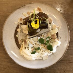 Cheesecake et prune  at the friendly kitchen in Paris