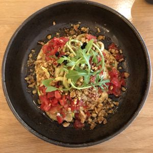 Polenta crémeuse aux herbes de Provence   at the friendly kitchen in Paris