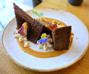 Fondant chocolat & crème de marrons at the friendly kitchen in Paris