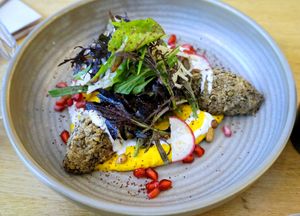 Keftas de lentilles au 7 épices libanais  at the friendly kitchen in Paris