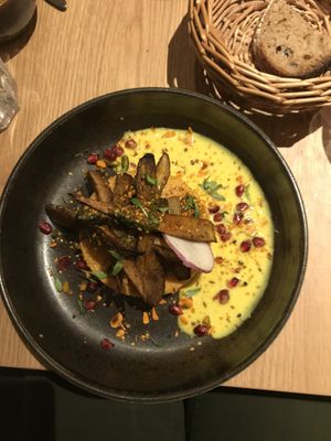 Polenta  at the friendly kitchen in Paris