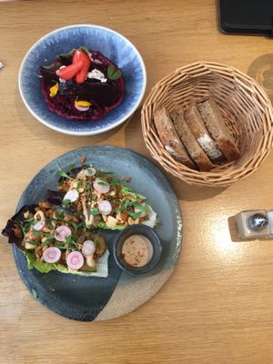 Starters  at the friendly kitchen in Paris