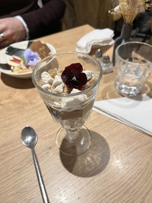 Mont Blanc (best dessert I’ve ever had) ✨ #Veganuary at the friendly kitchen in Paris