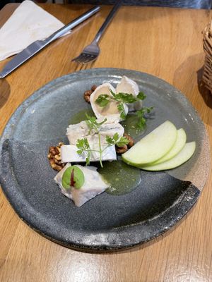 Cheese plate   at the friendly kitchen in Paris