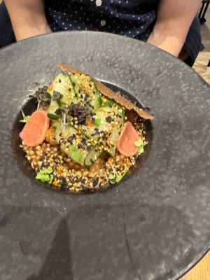 Grain bowl  at the friendly kitchen in Paris