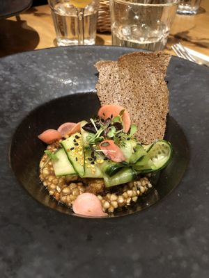 Congee  at the friendly kitchen in Paris