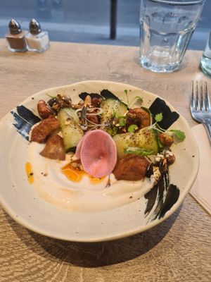 Best tofu ever at the friendly kitchen in Paris