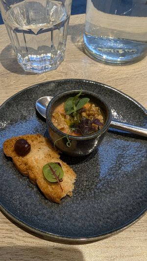 Gazpacho at the friendly kitchen in Paris