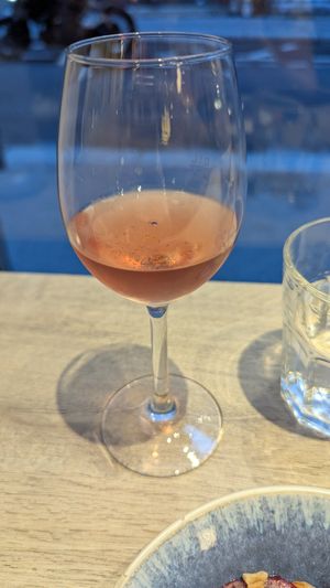 Cherry lemonade kombucha at the friendly kitchen in Paris