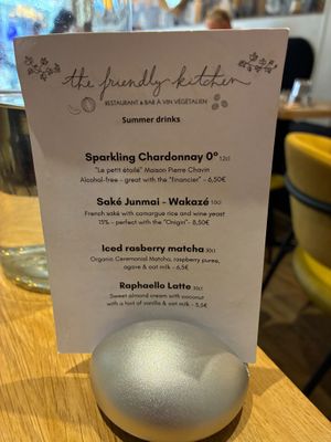 Summer drinks at the friendly kitchen in Paris