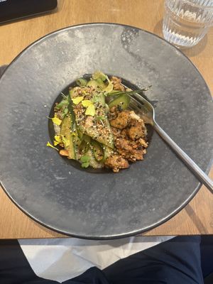 The congee  at the friendly kitchen in Paris