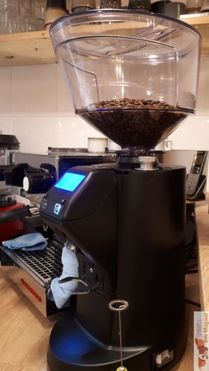 Coffe machine at the friendly kitchen in Paris