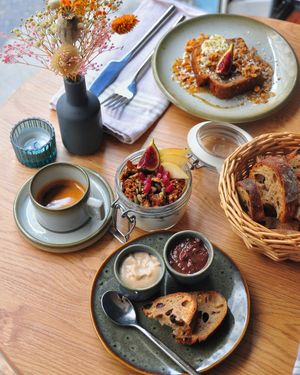 Brunch at the friendly kitchen in Paris