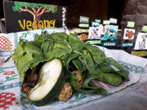 Sandubas super naturais at Baobá Rango Vegano  in Tibau Do Sul