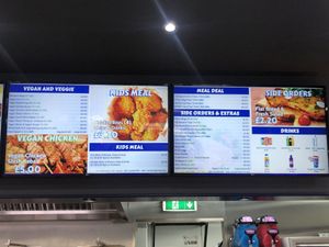 Menu options at TastyMK in Broughton