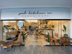 How the outside of the cafe looks like. at Clean Cafe in Davao City